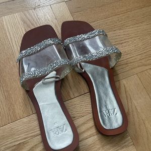 Zara pvc slides